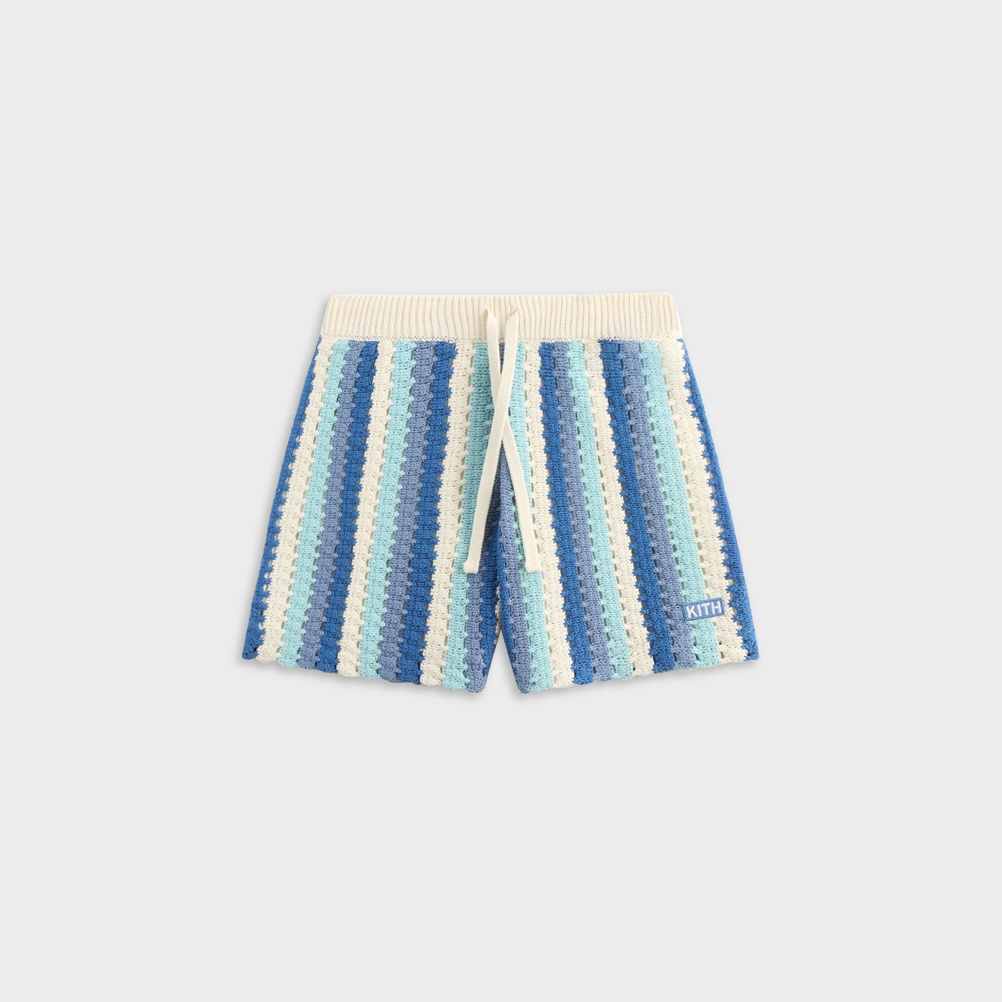 Kith Kids Open Knit Camp Short - Blue Skies | Kith Blue Skies