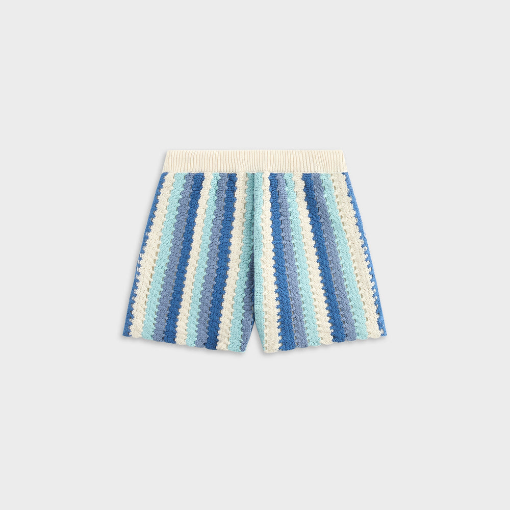 Kith Kids Open Knit Camp Short - Blue Skies | Kith Blue Skies