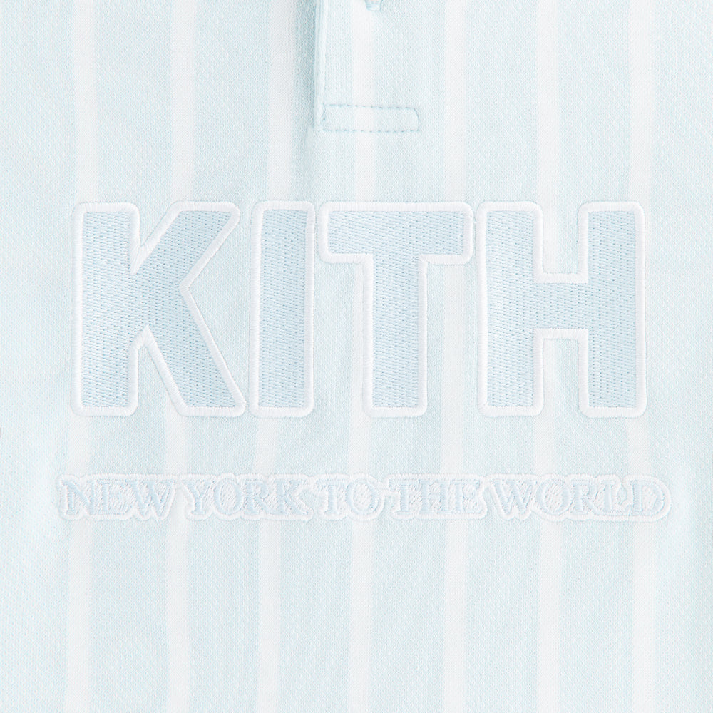 Kith Kids Birdseye Pearson Henley Pullover - Blue Skies | Kith Blue Skies