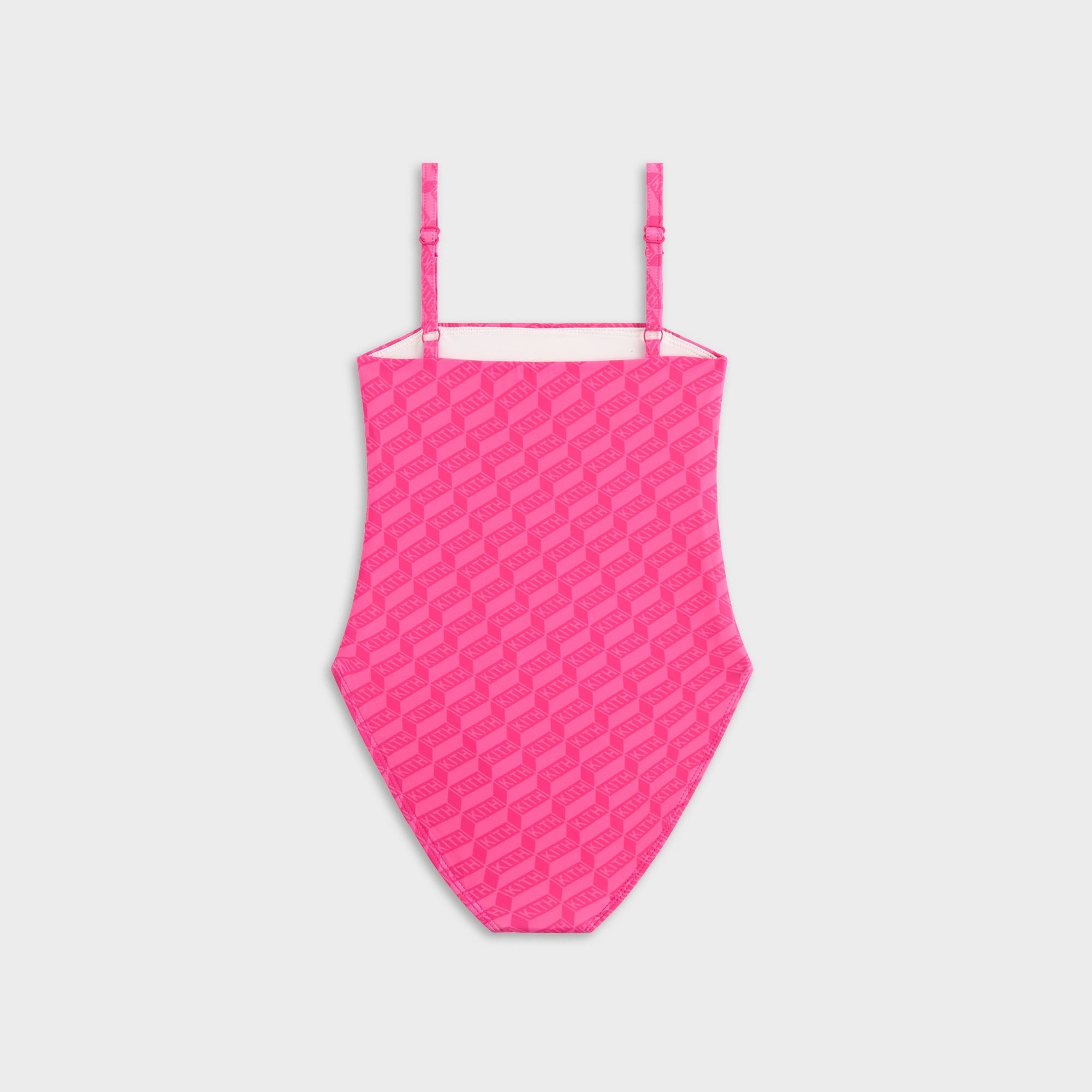 Kith Kids Monogram Audrey One-Piece Swim Suit - Zinnia | Kith Zinnia