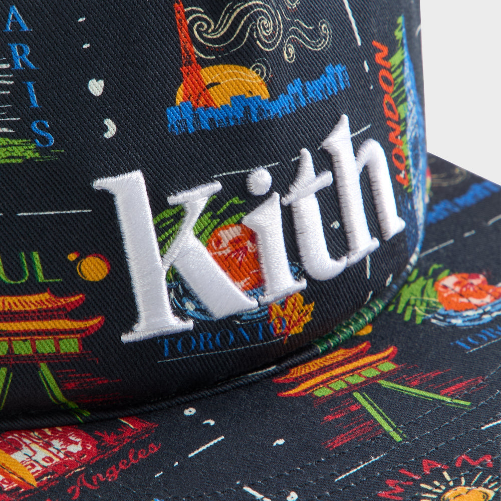 Kith Kids & '47 Souvenir Stamp Hitch Snapback - Nocturnal | Kith Nocturnal