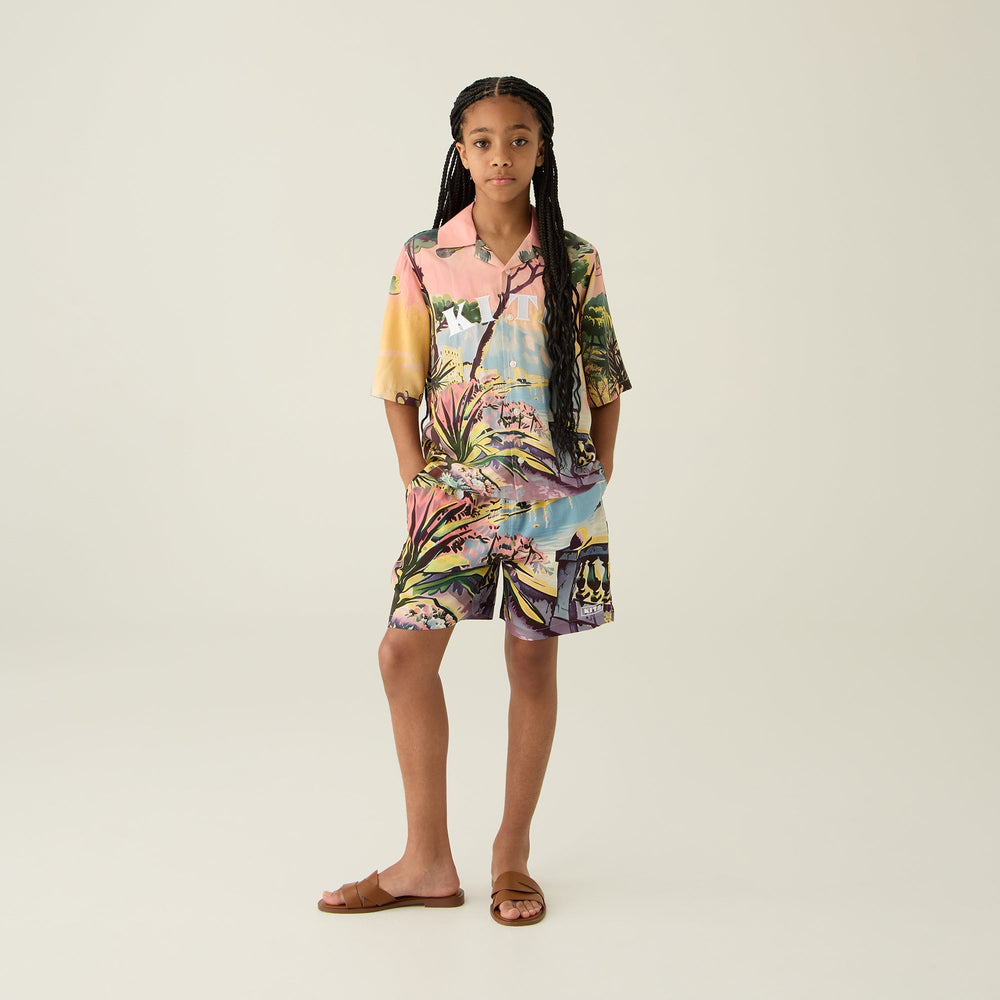 Kith Kids Scenic Villa Thompson Camp Short - Multi | Kith Multi