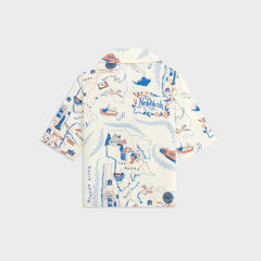 Kith Kids New York Thompson Camp Shirt - Sandrift | Kith Sandrift
