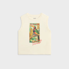 Kith Kids Pursuit of Paradise Muscle Tank - Sandrift | Kith Sandrift