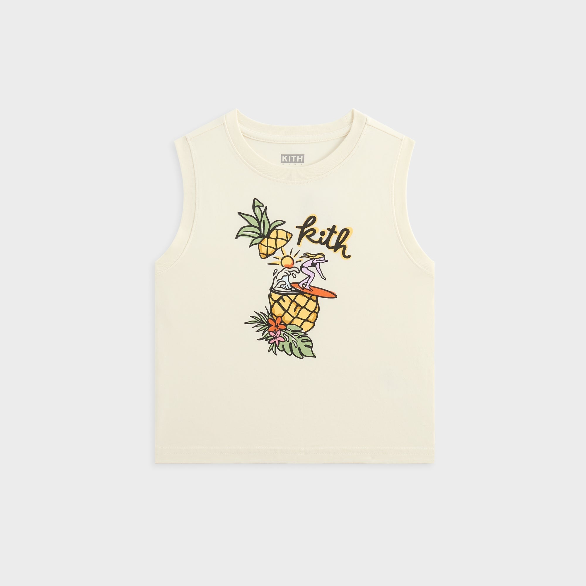 Kith Kids Pineapple Surfer Muscle Tank - Silk | Kith Silk