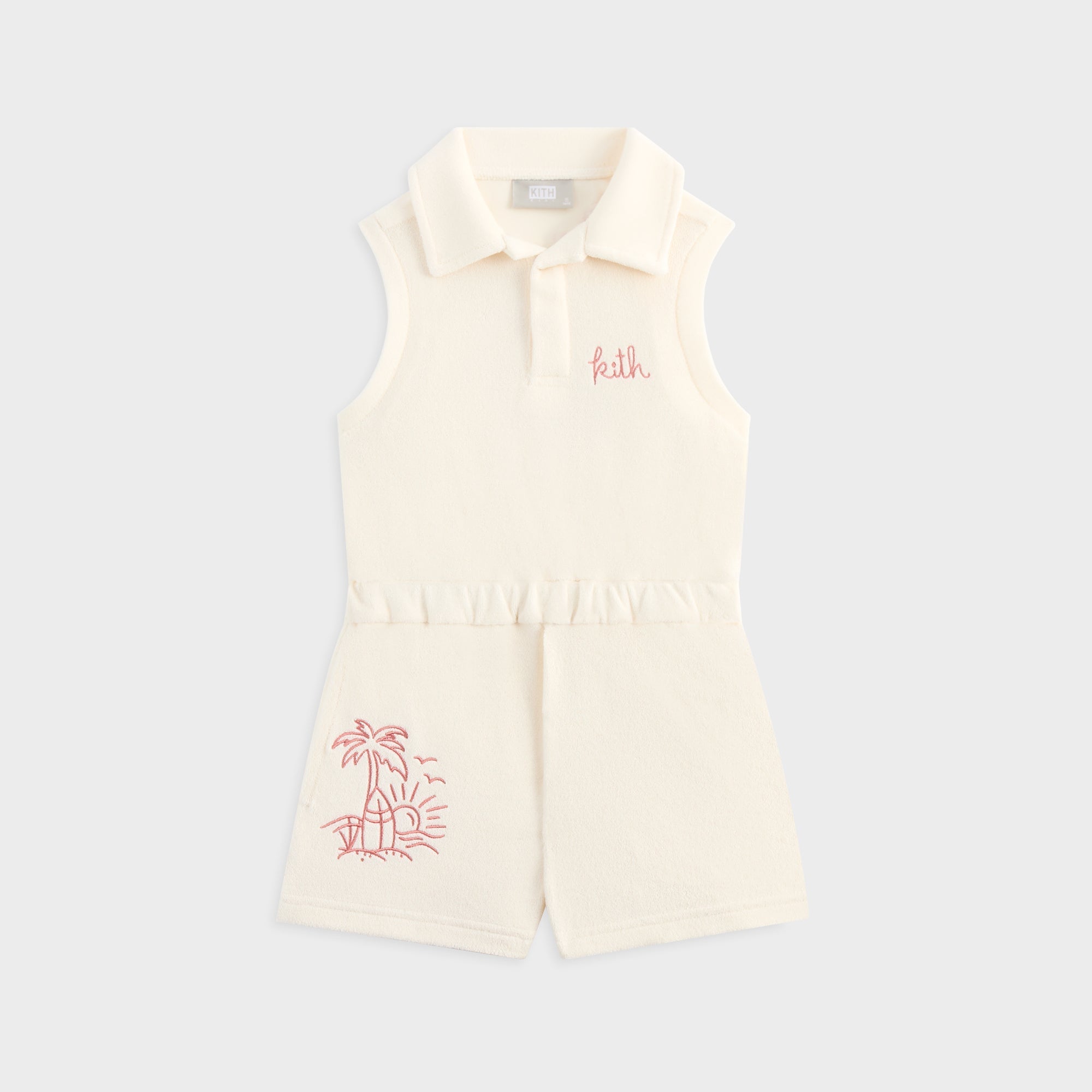 Kith Kids Novelty Terry Romper - Sandrift | Kith Sandrift