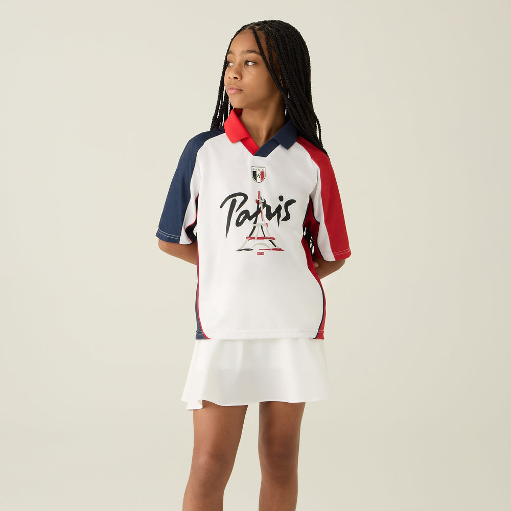 Kith Kids Paris Soccer Top - White | Kith White