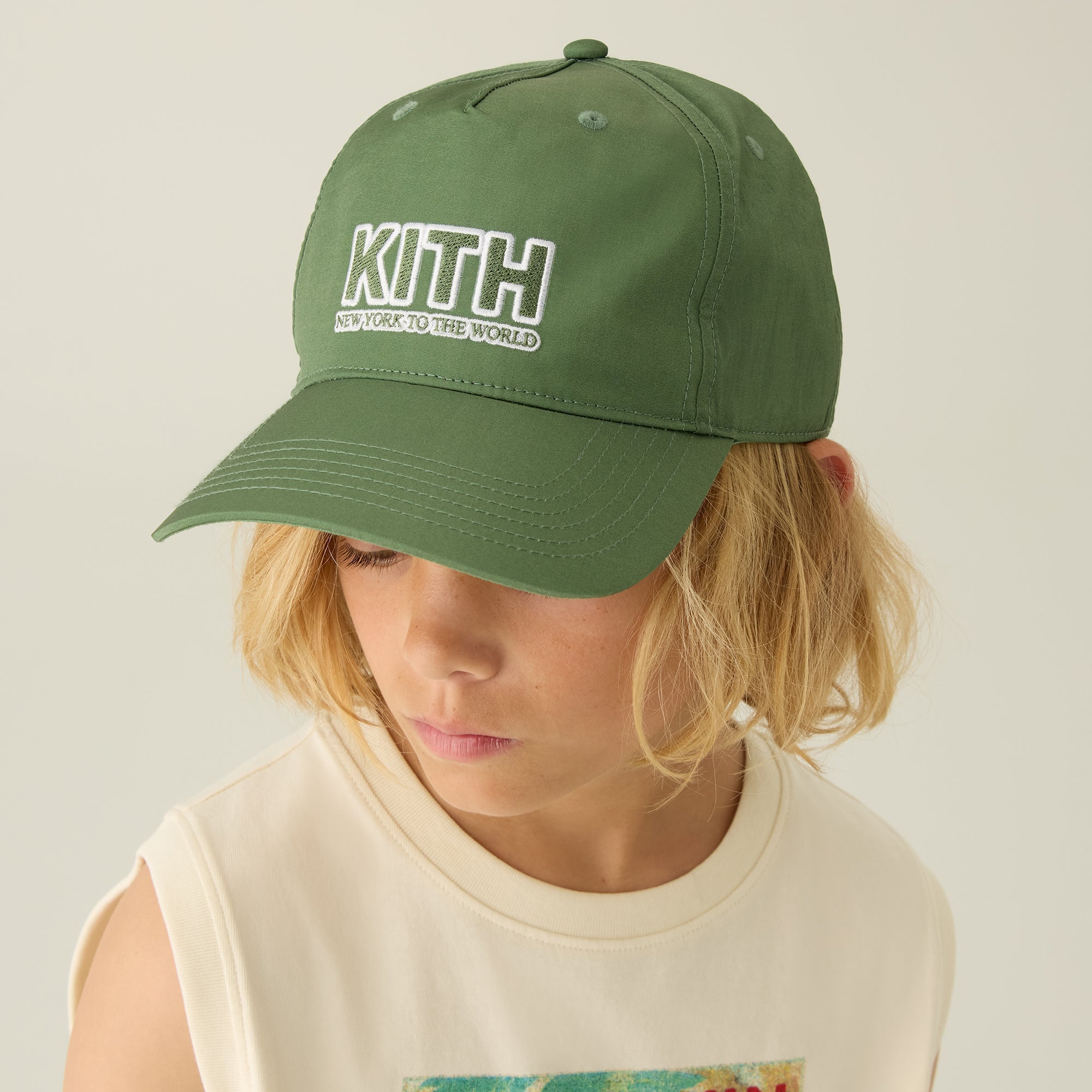 Kith Kids Wrinkle Nylon Snapback Hat - Spear | Kith Spear