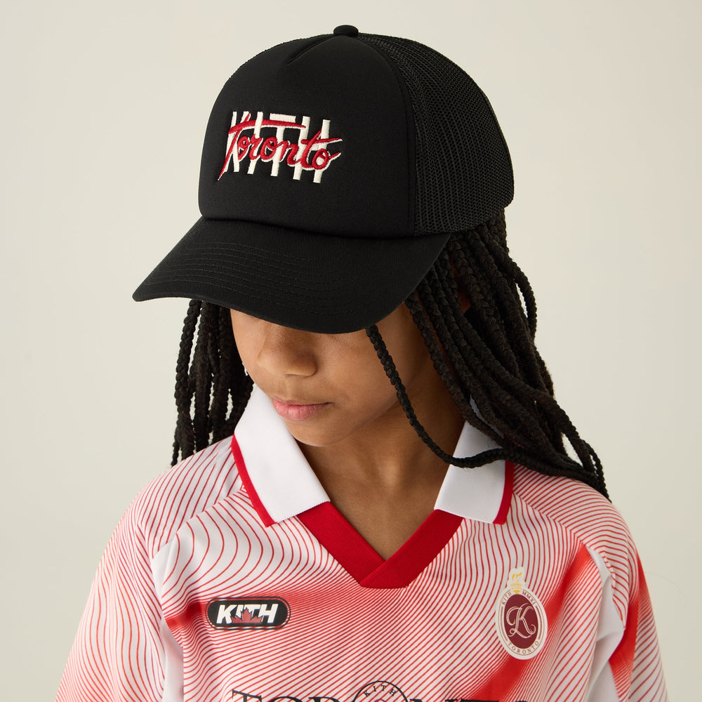 Kith Kids Toronto Regional Trucker Hat - Black | Kith Black