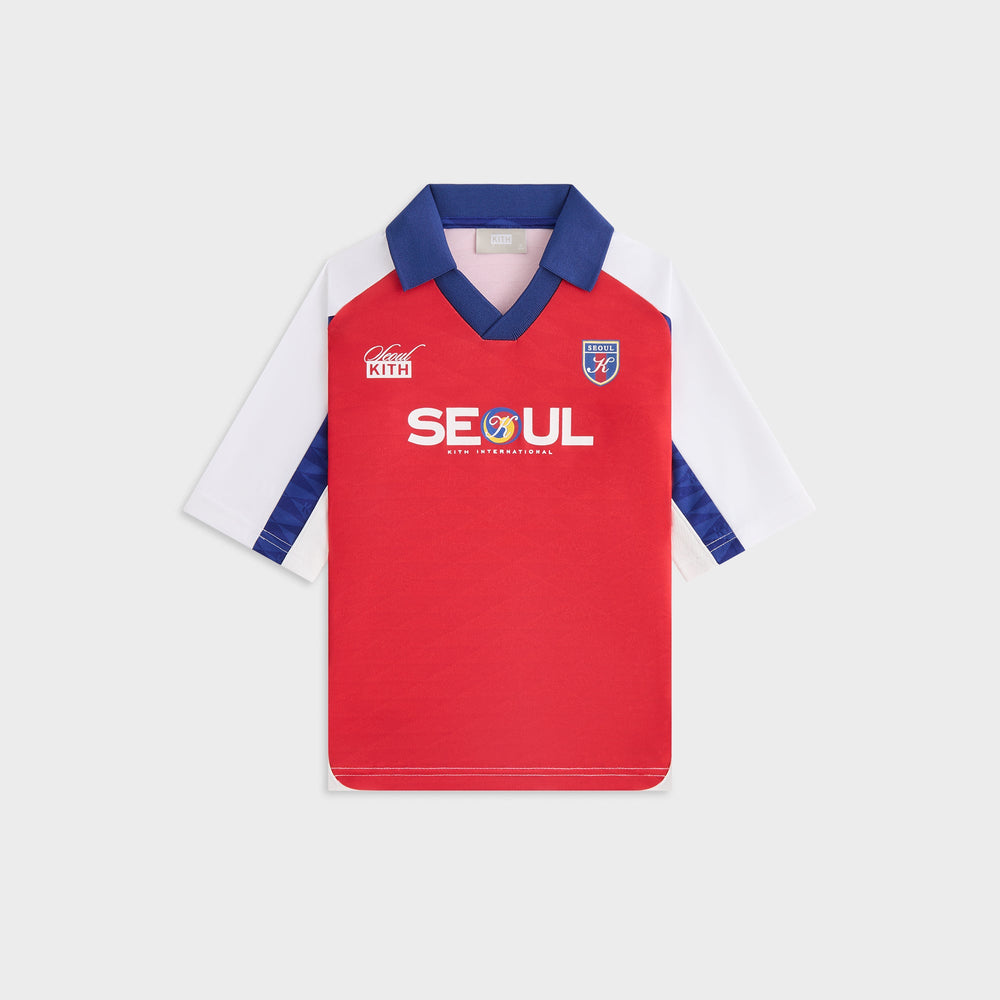 Kith Kids Seoul Soccer Top - Cherry Bomb | Kith Cherry Bomb