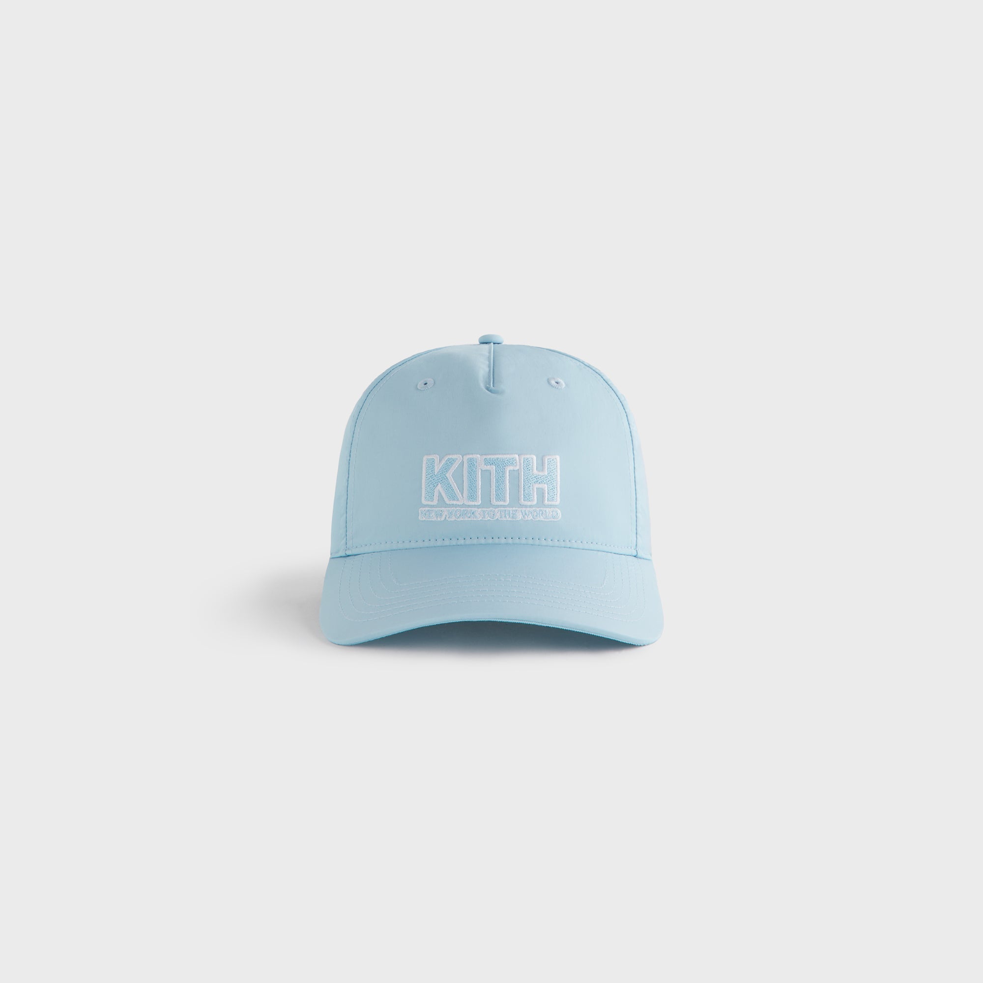 Kith Kids Wrinkle Nylon Snapback Hat - Blue Skies | Kith Blue Skies