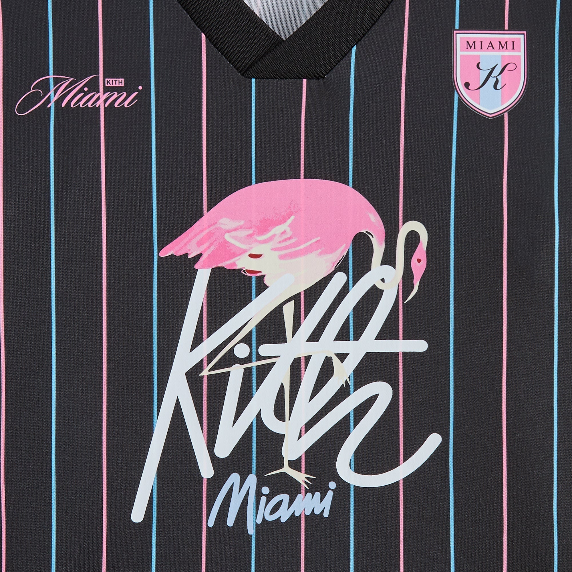 Kith Kids Miami Soccer Top - Black | Kith Black