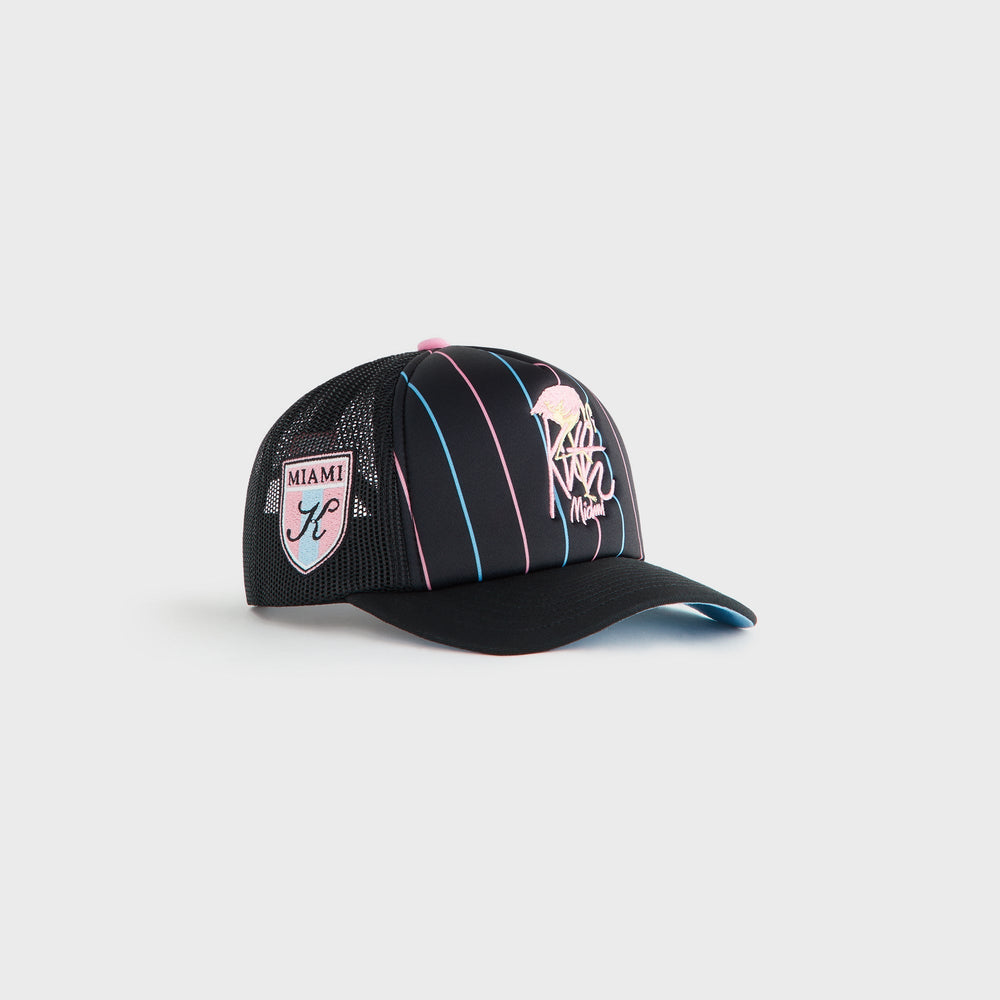 Kith Kids Miami Regional Trucker Hat - Black | Kith Black