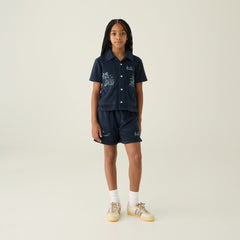 Kith Kids Novelty Terry Camp Short - Nocturnal | Kith Nocturnal