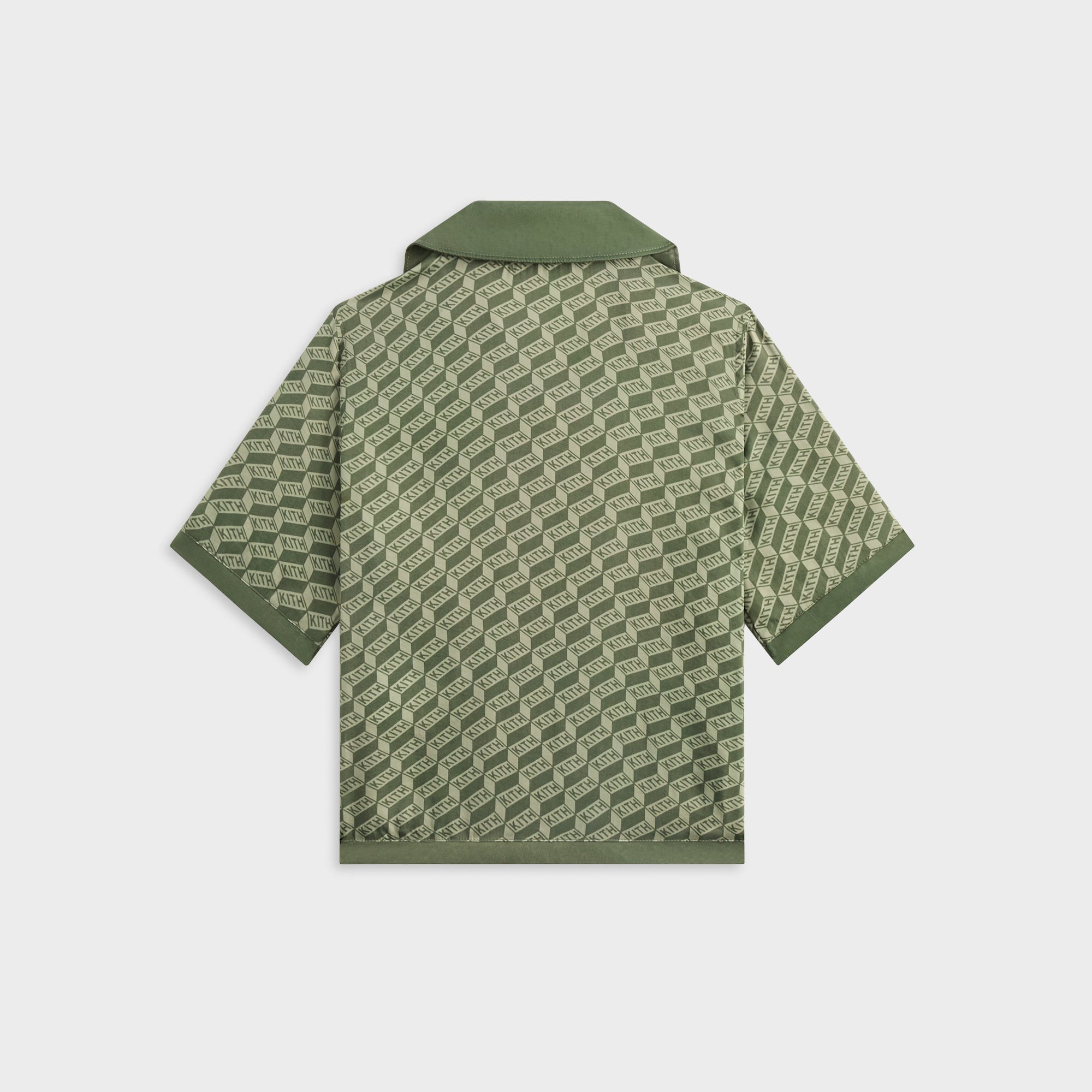 Kith Kids Monogram Thompson Camp Shirt - Spear | Kith Spear