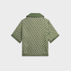 Kith Kids Monogram Thompson Camp Shirt - Spear | Kith Spear