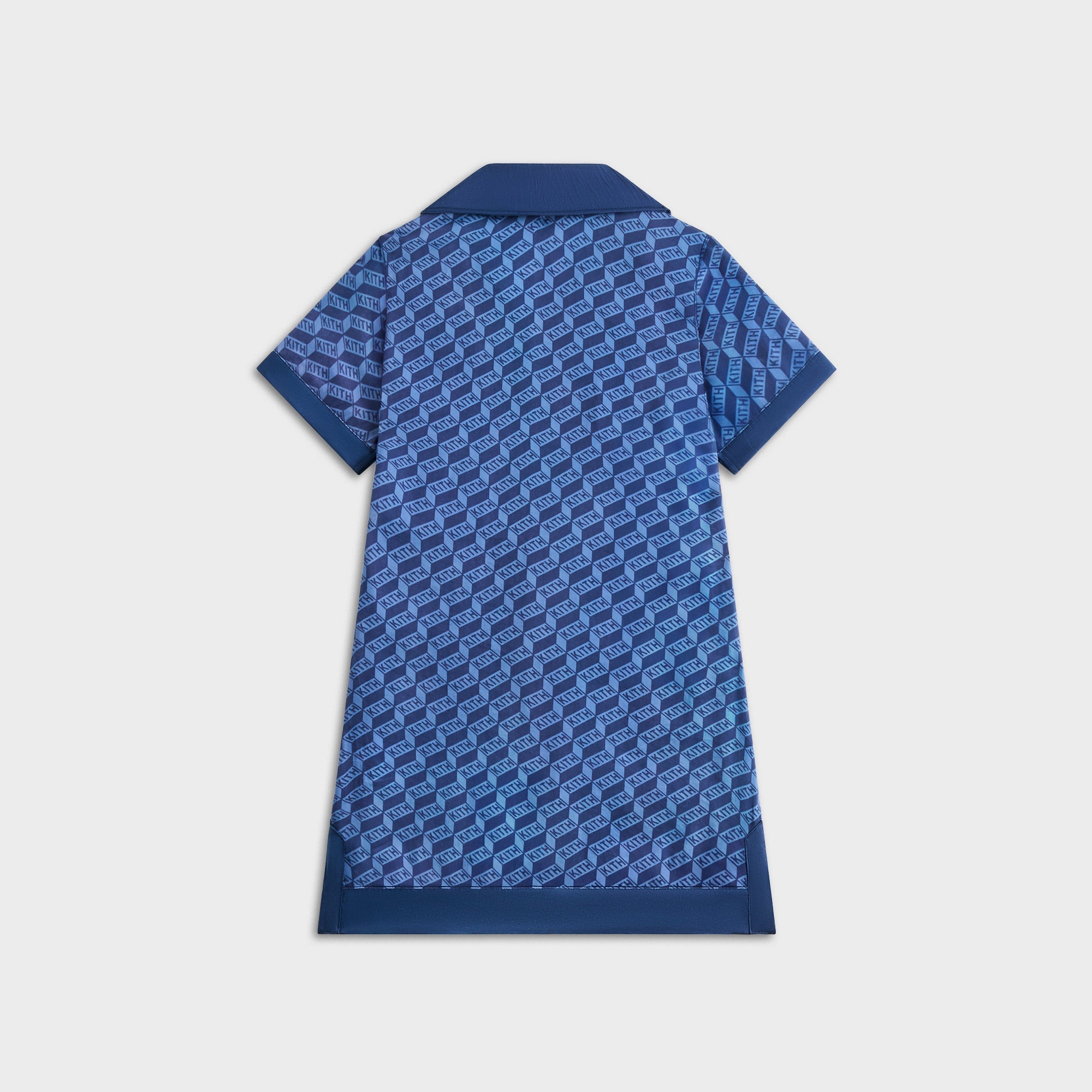 Kith Kids Monogram Camp Shirt Dress - Atlantic | Kith Atlantic
