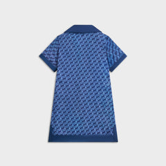 Kith Kids Monogram Camp Shirt Dress - Atlantic | Kith Atlantic