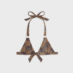 Kith Women Kenna Crest Paisley Tie Top - Brew | Kith Brew