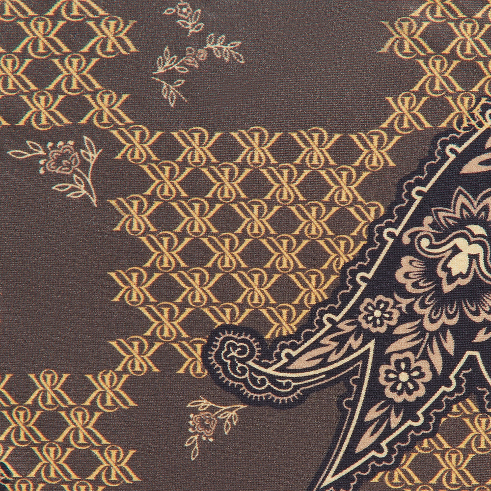 Kith Women Iris Crest Paisley Tie Bottom - Brew | Kith Brew