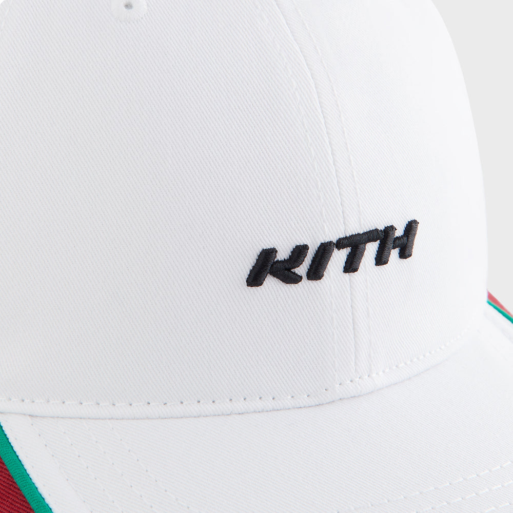 Kith Women Pieced Cotton Twill Cap - White | Kith White