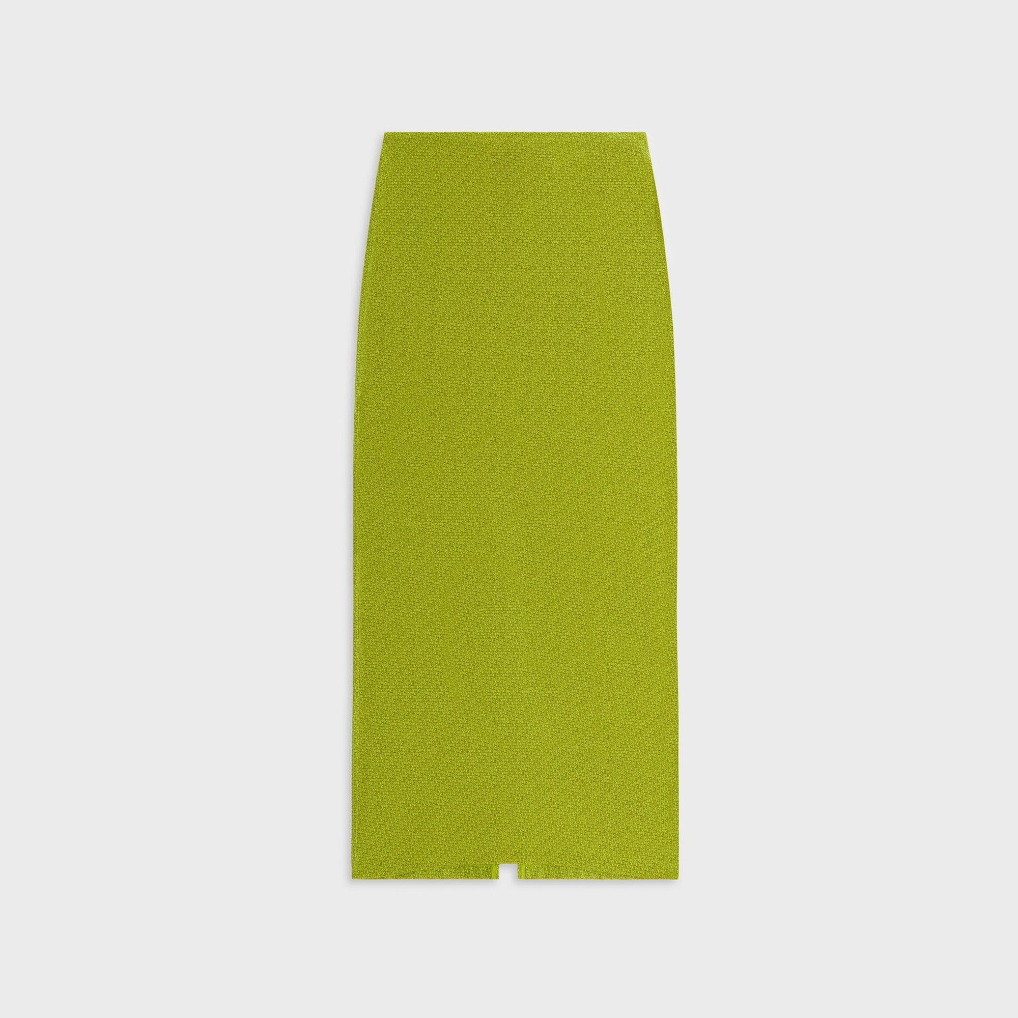 Kith Women Mila Micro Monogram Maxi Skirt - Pistachio | Kith Pistachio