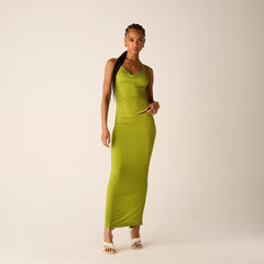 Kith Women Mila Micro Monogram Maxi Skirt - Pistachio | Kith Pistachio