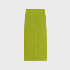 Kith Women Mila Micro Monogram Maxi Skirt - Pistachio | Kith Pistachio