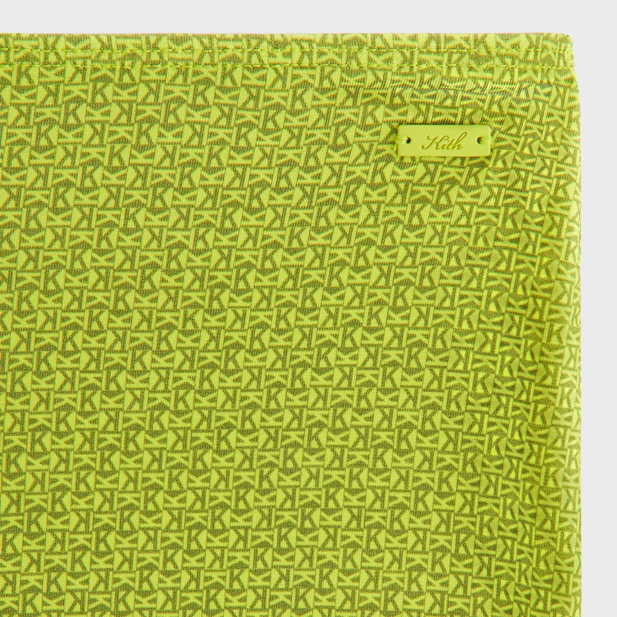 Kith Women Mila Micro Monogram Maxi Skirt - Pistachio | Kith Pistachio