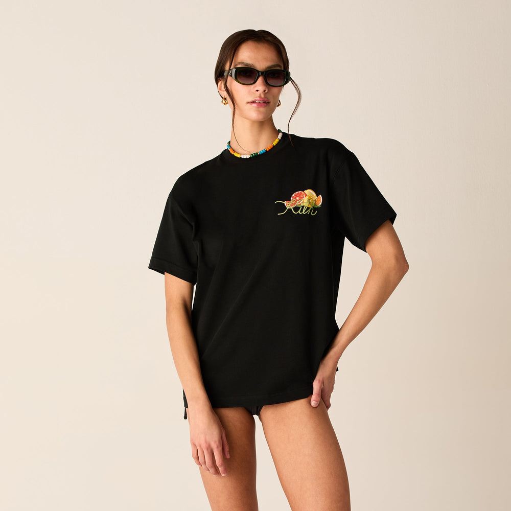 Kith Women Citrus Vintage Tee - Black | Kith Black