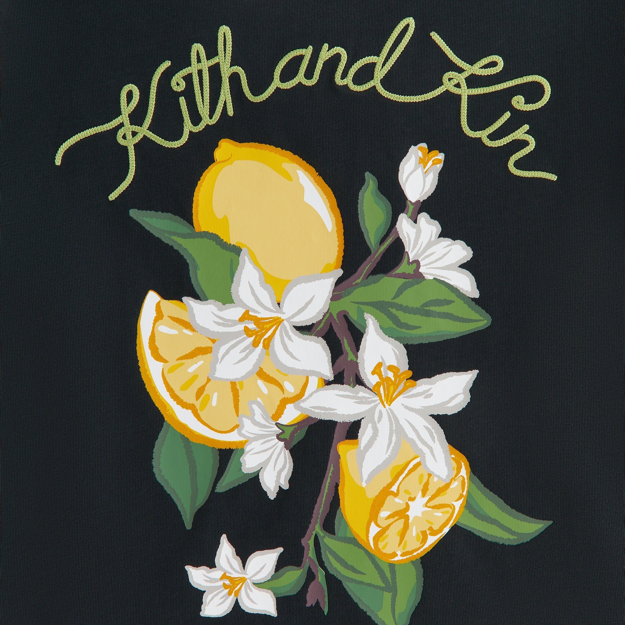 Kith Women Citrus Mulberry Vintage Tee - Black | Kith Black