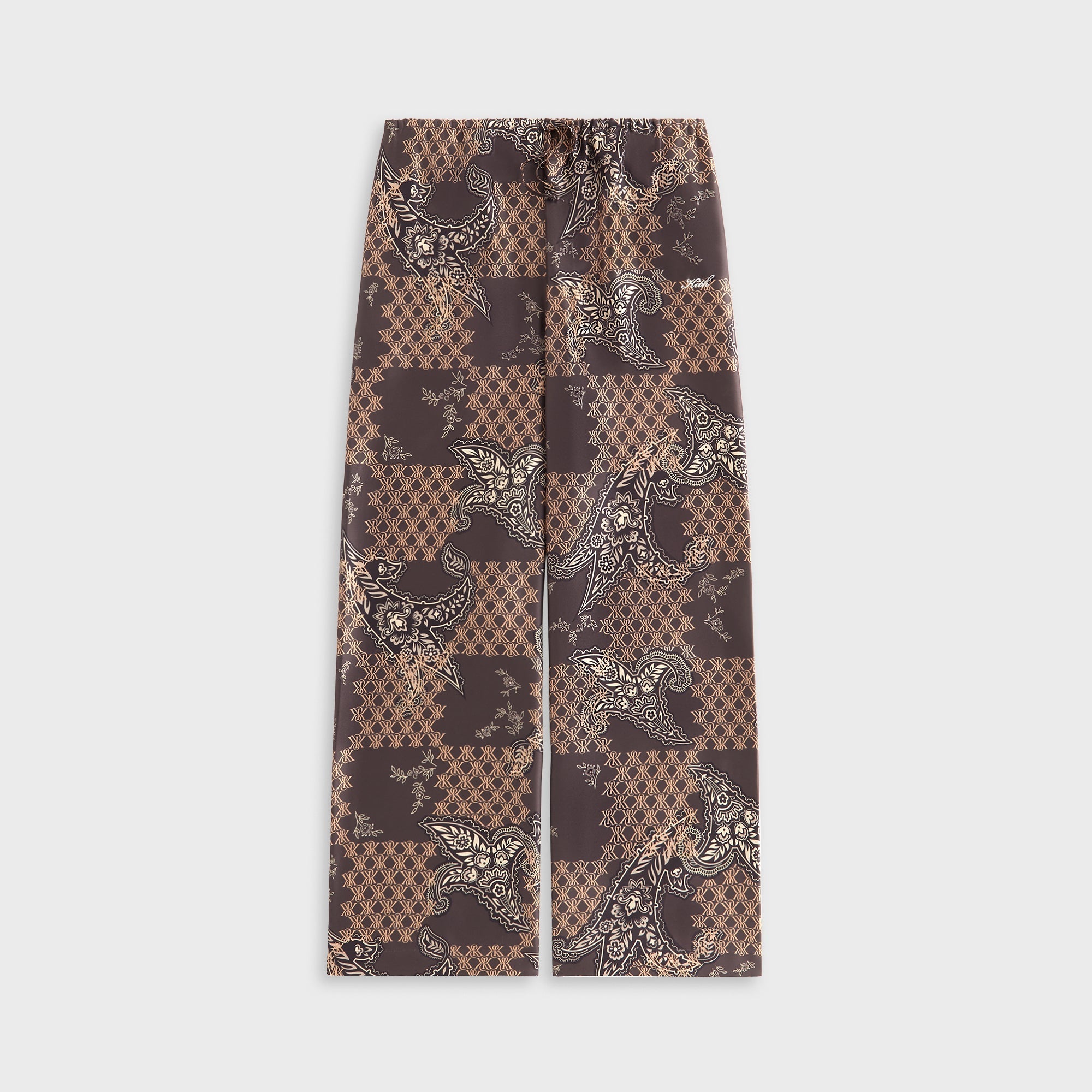 Kith Women Michi Crest Paisley Pant - Brew | Kith Brew