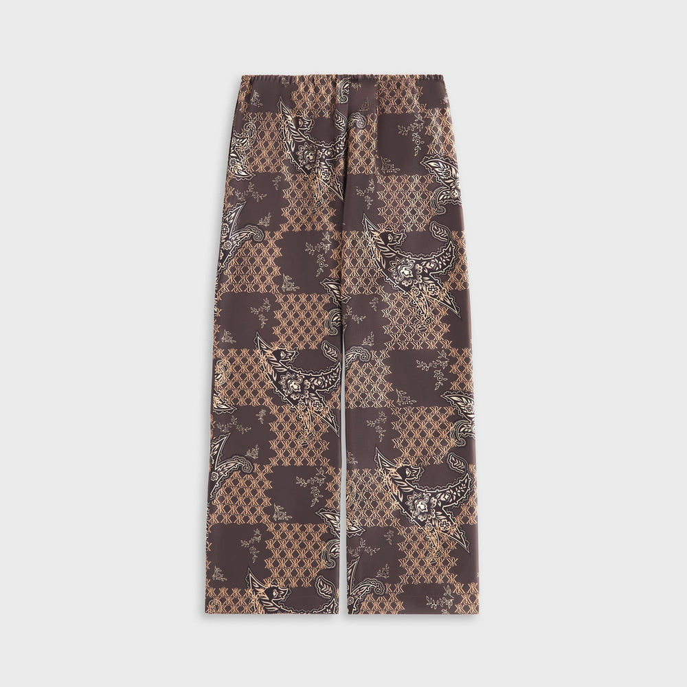 Kith Women Michi Crest Paisley Pant - Brew | Kith Brew
