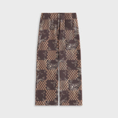 Kith Women Michi Crest Paisley Pant - Brew | Kith Brew