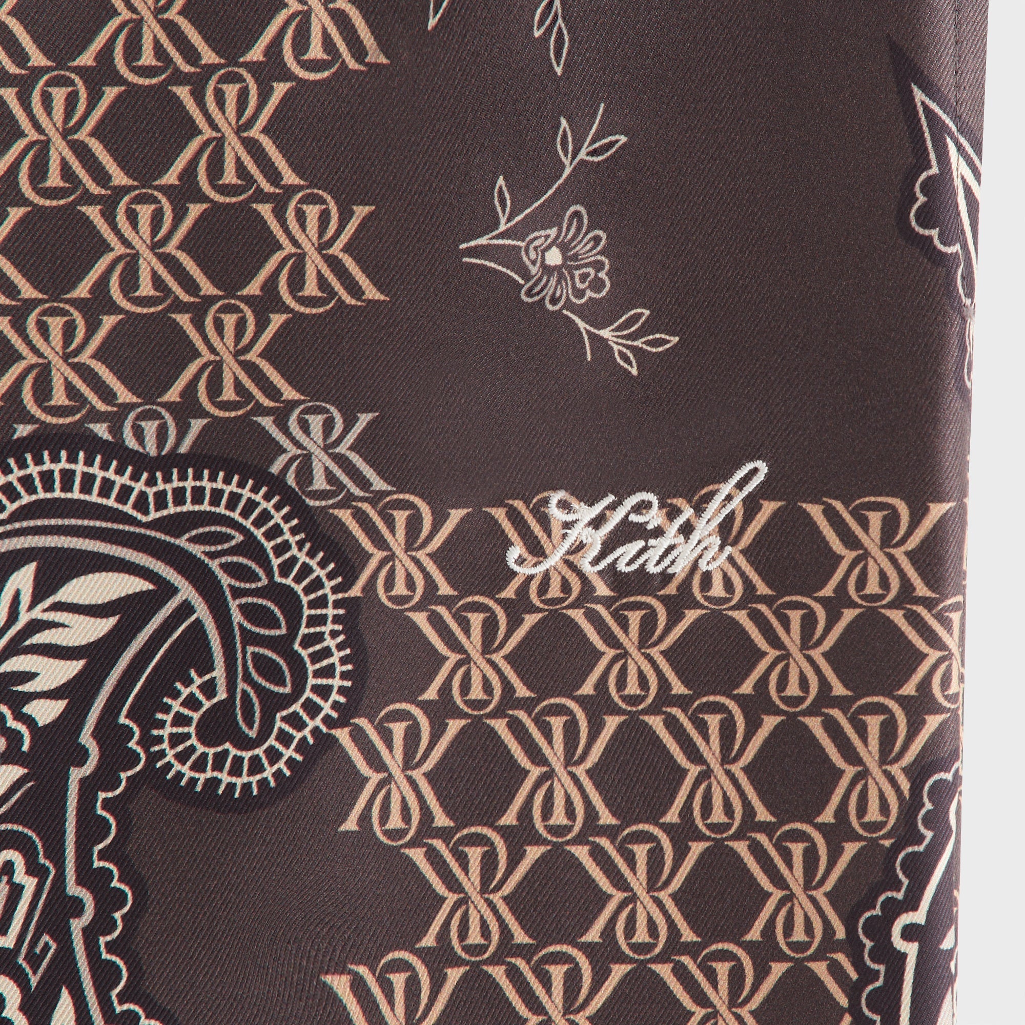 Kith Women Michi Crest Paisley Pant - Brew | Kith Brew