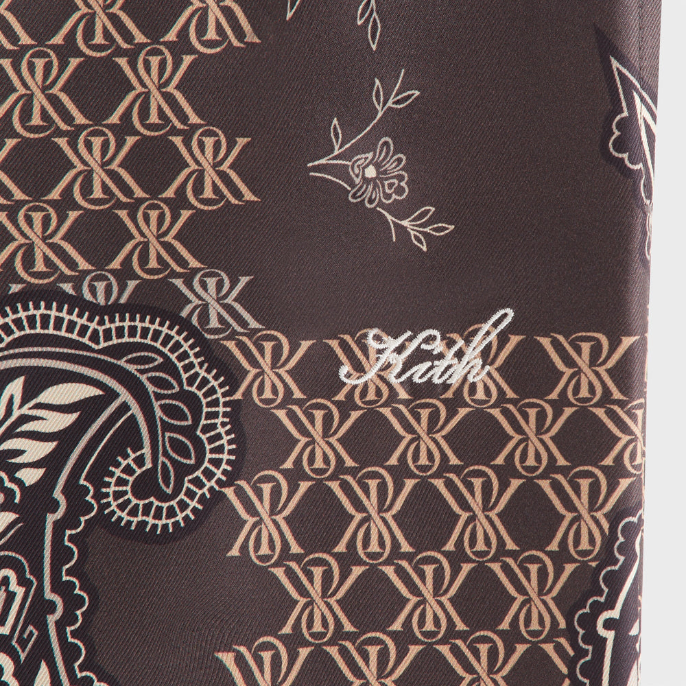 Kith Women Michi Crest Paisley Pant - Brew | Kith Brew
