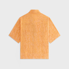 Kith Women Mari Wavy Jacquard Shirt - Midsummer | Kith Midsummer