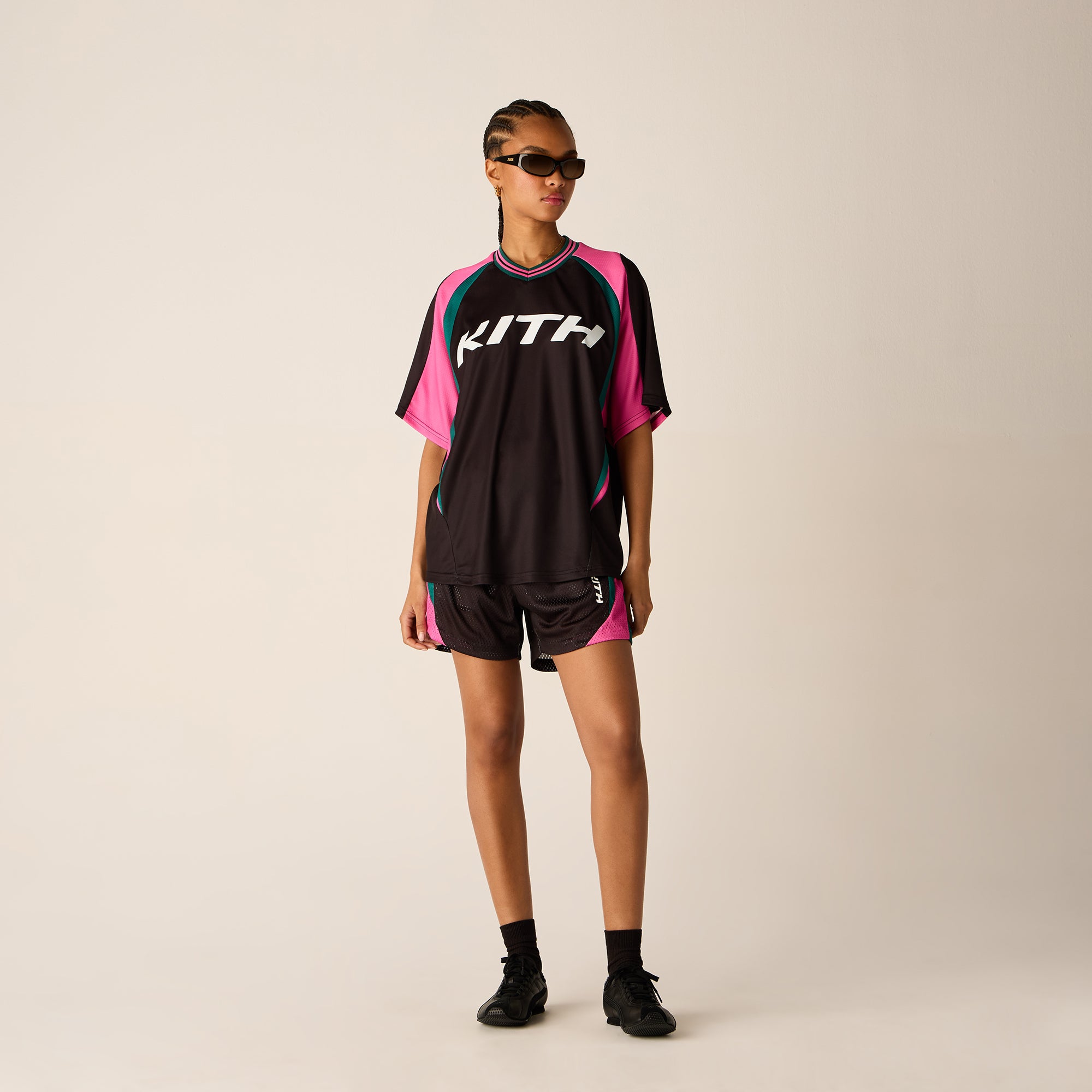 Kith Women Tobi Mesh Short - Black | Kith Black