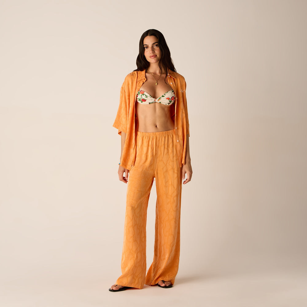 Kith Women Ida Wavy Jacquard Pant - Midsummer | Kith Midsummer