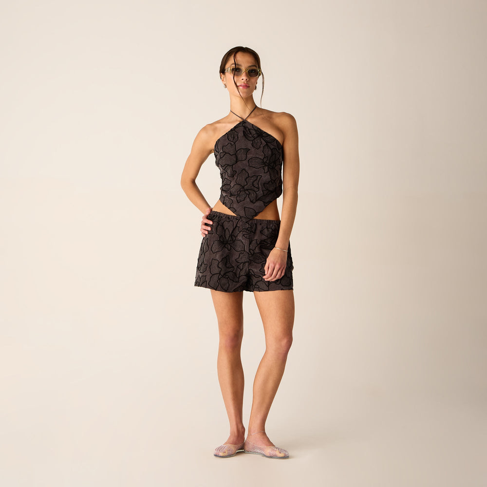 Kith Women Tate Floral Embroidered Short - Incognito | Kith Incognito