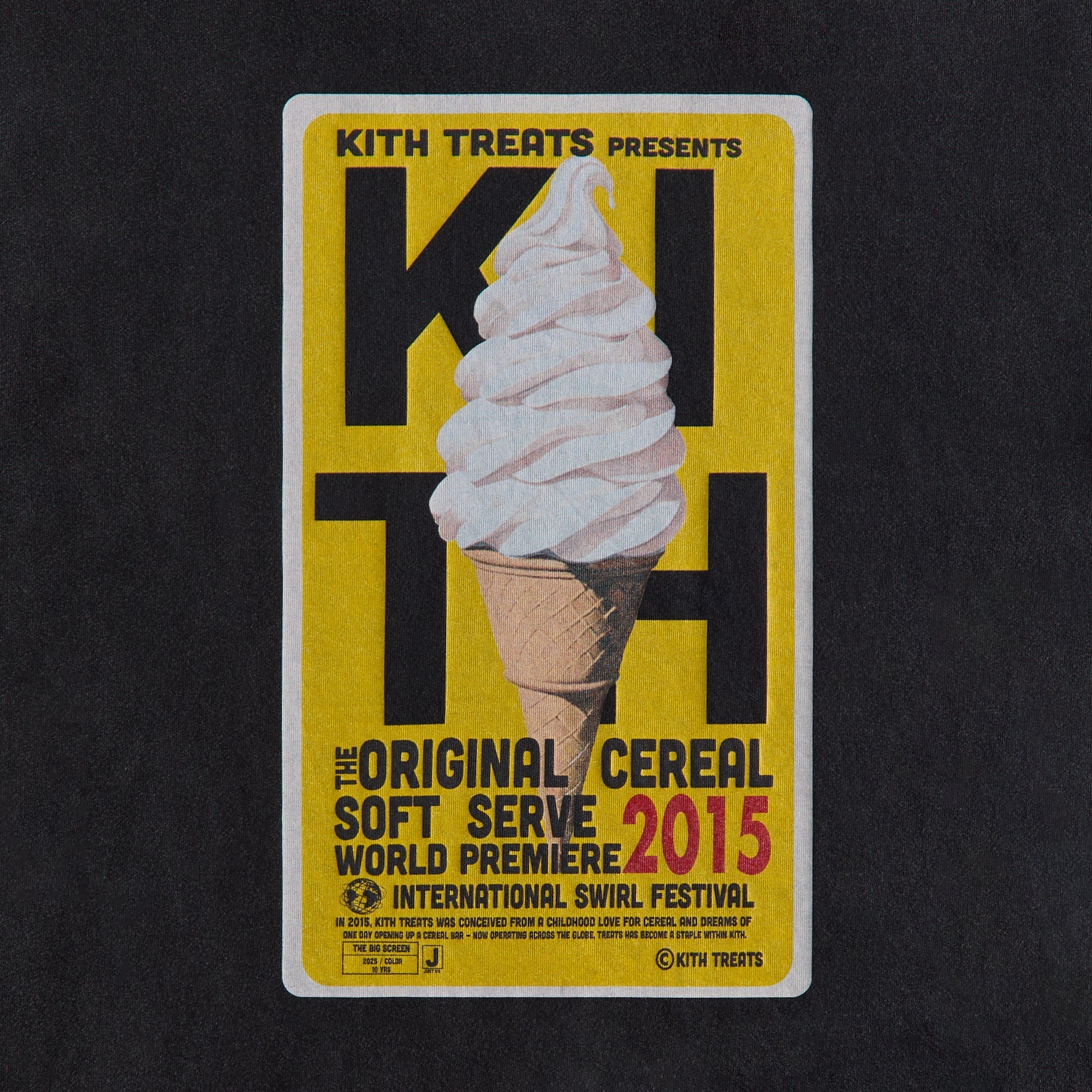 Kith Treats Film Festival Vintage Tee - Black | Kith Black