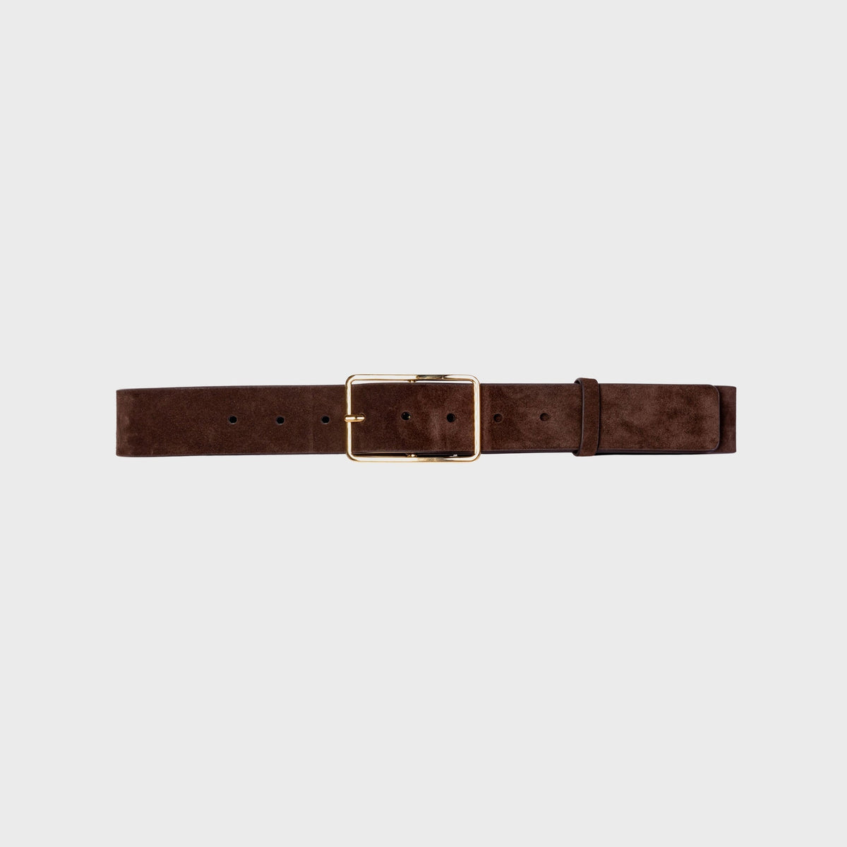 Black Suede Studio Mija Belt - Brown Suede | Kith Brown Suede