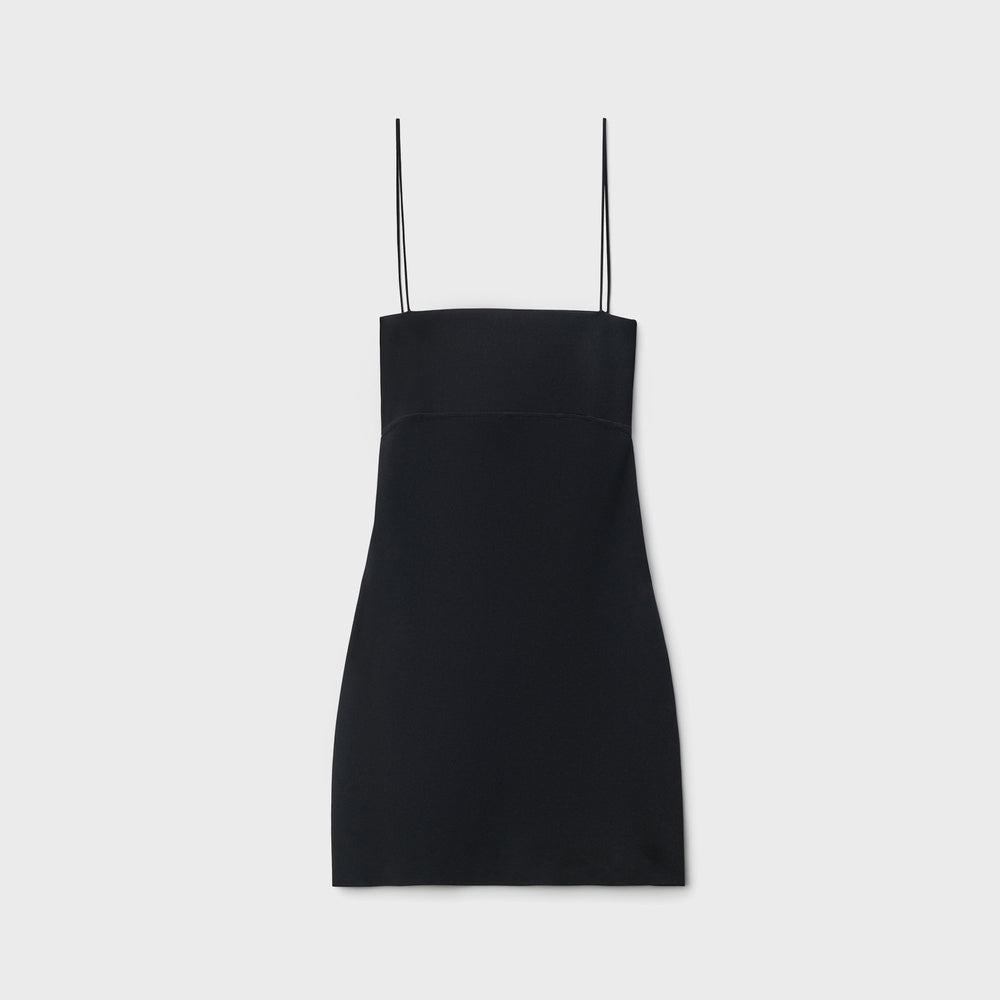 Alexander Wang Cami Band Mini Slip Dress with Logo Jacquard - Black | Kith Black