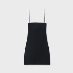 Alexander Wang Cami Band Mini Slip Dress with Logo Jacquard - Black | Kith Black