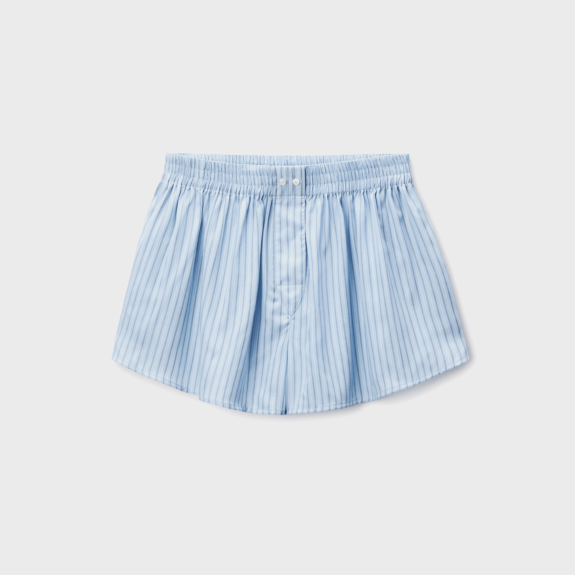 T by Alexander Wang Boxer Short with Slash Pocket - Oxford Blue Multi | Kith Oxford Blue Multi