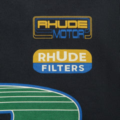 Rhude Roadway Racing Hoodie - Vintage Black | Kith Vintage Black