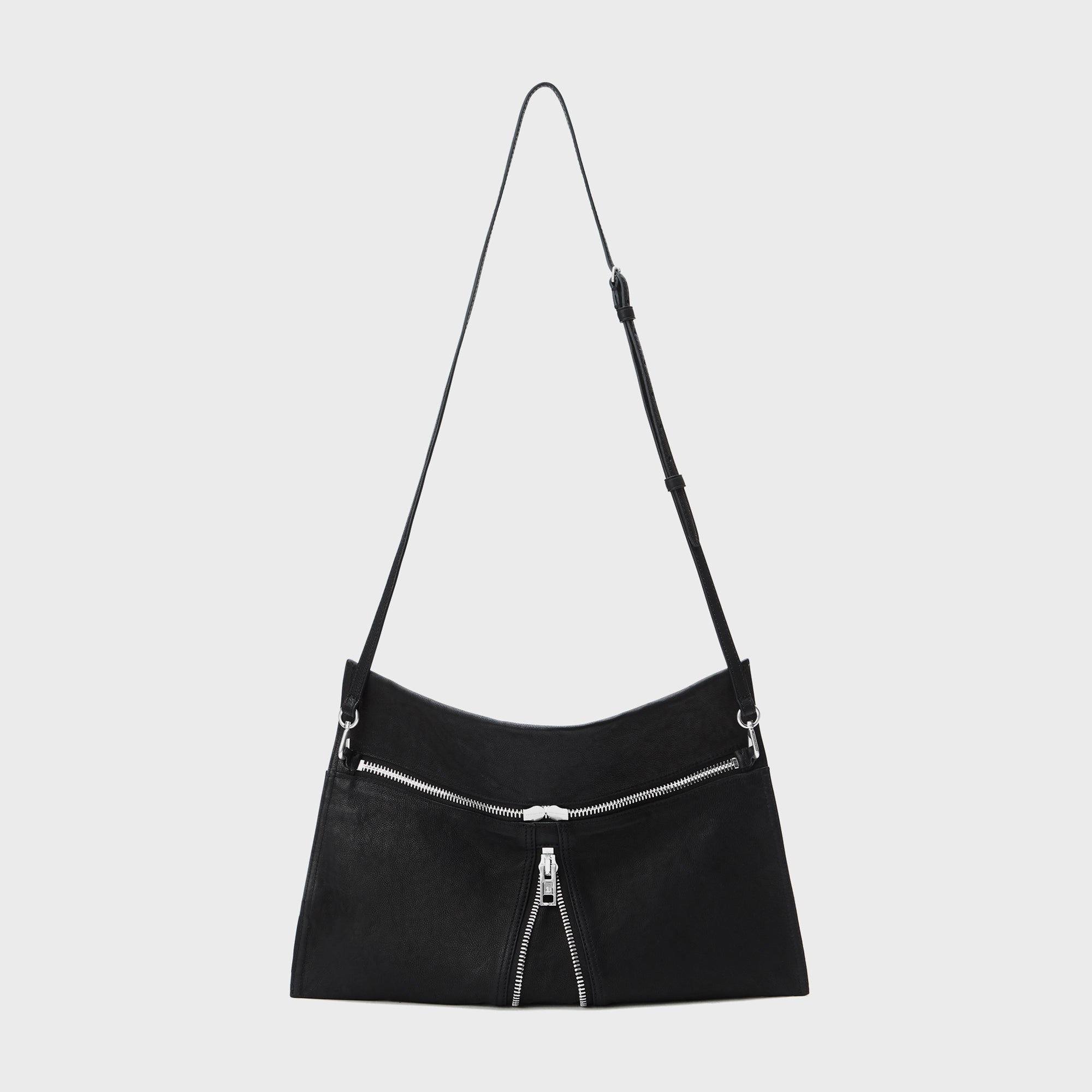 Alexander Wang Geo Medium Hobo with Strap - Black | Kith Black