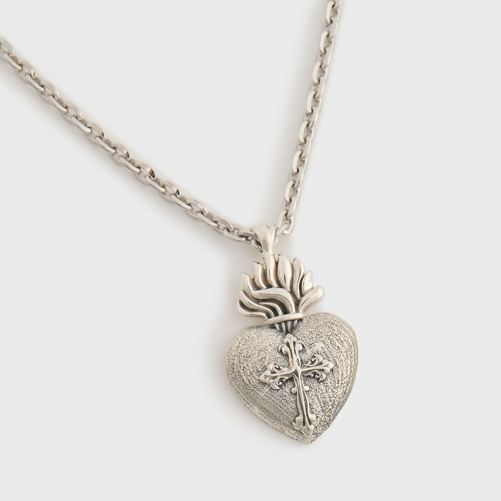 Emanuele Bicocchi Sacred Heart Necklace - Silver | Kith Silver