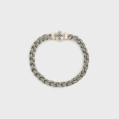 Emanuele Bicocchi Diamond-Cut Braided Bracelet Small - Silver | Kith Silver