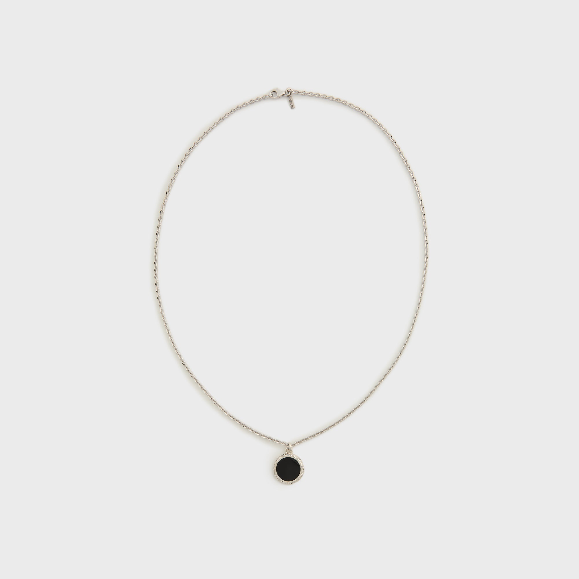 Emanuele Bicocchi Flourishing Onyx Amulet Necklace - Silver | Kith Silver